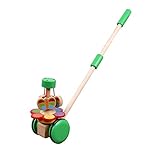 Muium(TM) Kreisel aus Holz, Kinderspielzeug Holzkreisel Spielzeug, Spielzeug kreisel aus Holz, Spielzeugkreisel aus Holz Bunte, Holzkreisel, Spielzeugkreisel Kinder (Schmetterling)