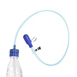 Trinkschlauch für Wasserflaschen1m - Hydrationssystem mit Trinkschlauch, Kompatibel mit Verschiedenen Wasserflaschen, Für Unterwegs bei Bergsteigen, Radtouren und Langen Wanderungen