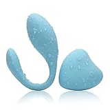 Tragbar Butterfly Vibrator Dildo Vibratoren für Sie G-punkt und Klitoris, 10 Vibrationsmodi Für Frauen, Sex Spielzeug für die Frau, Stark Klitoris mit Fernsteuerung,Paare Sexspielzeug Sex Toy, Blau