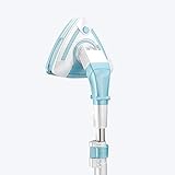 RAABYU Fensterreiniger-Wischbürste, doppelseitig, nützliche Reinigungswerkzeuge für Glasoberflächen/Abzieher-Waschset mit Teleskopstange, 97–152 cm, Blau, 5–28 mm
