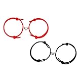 VALICLUD 2 Paar Liebe zieht Armband an friendship bracelet bescherung weihnachten handgelenk band wrist strap wrist washband saumband dekorative Handgelenkskette schicke Handschlaufe Magnet
