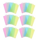 OFFSCH ID Karten Schutz Hüllen Antimagnetische Kartenhüllen Für Namensschilder Halbtransparente PVC Kartenhalter Ideal Für Buskarten Und Ausweise Zufällige Farben