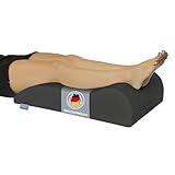 XDREAM Venenkissen zur Hochlagerung der Beine | ergonomisch geformt |hat eine stützende und entlastende Funktion | Abnehmbarer und waschbarer Bezug | Öko-Tex Zertifiziert | grau
