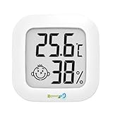 Kokoon Air Protect - Thermometer – Hygrometer – Innen & Außen – 4,3 cm x 4,3 cm x 1,3 cm