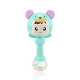 LIXSAZSE Cartoon Baby Rassel Spielzeug Elektrische Kleinkinder Beißringe Spielset Kindergarten Neugeborene Sensorische Neujahr Kleinkinder Geschenke Zubehör