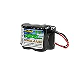Carson 500608230-6V/1800mAh NiMH Empfängerakku Hump BEC, wiederaufladbar, mit Tamiya Stecker, Akku für RC Auto, Ersatzzakku ferngesteuertes Fahrzeug, hochwertig, Modellbau, Mehrfarbig