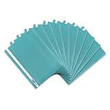 Oxford Schnellhefter A4, aus Kunststoff, türkis, 10 Stück