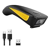 NETUM C750 Wireless Barcode Scanner Bluetooth Kompatibel Kleine Tasche USB 1D 2D QR Code Scanner für Inventar, Barcode Image Reader für Tablet iPhone iPad Android iOS PC POS.