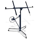 Fogmiea Plattenheber Trockenbau 68 kg Traglast,blau XXL 140 cm -350 cm Arbeitshöhe, max. 290 cm Lastarmbreite, höhenverstellbar