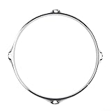 Robuster Snaredrum-Reifenschutz aus Zinklegierung, um Ihr Spielerlebnis zu verbessern (30,5 cm 4 Löcher)