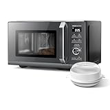 Toshiba MW3-AC26SFI(MG) Mikrowelle mit Grill und Heißluft 6-in-1 Mikrowellenherd mit Dampfgarer 26L 900W Origin Inverter, Chef Defrost, Konvektion, Kombi., Dampf, Grill, Air Fry Auto Menü, Grau