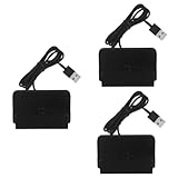 OKUMEYR 3St Desktop-Ladestation Handy ladestation Handy aufladestation handyladestationen Handy-ladestation handyauflade Station ladestation für Handy handyhalterung Black