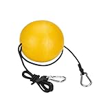 BommFu Pool Seilbojen - Marine Bojen | Hochsichtbare Markierungsboje Mit Schnur Und Karabiner Für Pool Boot Steg Kanu Krabbenfang Outdoor