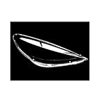 YDLYDL Scheinwerferabdeckungen Für Peugeot 207 2009-2013, Abdeckung Transparent Gehäuse Scheinwerfer Objektiv Lampcover Scheinwerfergläser,Right