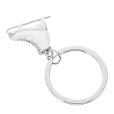 MOKKHNB Schlüsselanhänger mit Skating Schuhen Weiß 60 X 30cm Robuster Wintersport Anhänger für Taschen und Rucksäcke