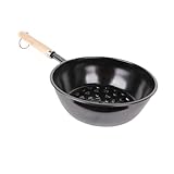 JOINPAYA Tragbarer Holzkohle feuertopf mit Belüftungslöchern Kompakter Grillkohleofen für Outdoor camping Feueranzünder und Barbecue Robust und Langlebig für Grill und Lagerfeuer