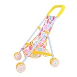 Hohopeti Puppenbuggy Für ädchen Faltbarer Puppenwagen Aus Stabilem Material Perfektes Für Puppen Ideal Für Rollenspiele Und Partys öbel Für Kreative Spielwelten