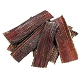 MERVELA® Dörrfleisch Trockenfleisch für Hunde | 100% naturbelassen | Premium Getreidefreier Glutenfreier Kausnack | Rindfleisch getrocknet | Trockenfleisch flach | Rinderschlund (500 Gramm)