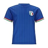 Blackshirt Company Italien Trikot Fußball WM EM Fan Trikot Blau Größe M