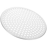 jojofuny Runde Pizzapfanne aus Aluminiumlegierung mit Lochgitter 12 Zoll Backblech für Ofen und Haushaltspizza Bildschirm zum Backen von Pizza und Gebäck