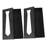 PACKOVE 1 Satz Verpackungsbox Binden Fliege-verpackung Krawatte Fall Krawatten-reiseetui Für Herren Business-krawattenetui Black Karton 2st