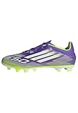 Adidas Unisex F50 Club Firm Ground/Multi Ground Football Boots, Purple Rush/Cloud White/Lucid Lemon, 43 1/3 EU