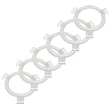 MUCKLILY 6 Stück Lampenfassungs adapterringe aus Hochwertigem Kunststoff Kompakte Lampenschirm konverter für Sichere Umrüstung von Lampensockeln Einfache Installation Vielseitig Verwendbar