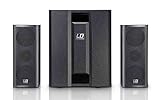 LD Systems DAVE 8 ROADIE - Portables PA-System aktiv mit 3 Kanal Mixer, schwarz