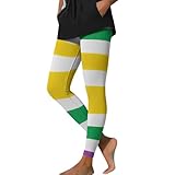 KHIRVWL Yogahose Damen Leggings Mit Karnevalsdruck Jogginghose Modische Stretch Hose Strumpfhose Sporthose Blickdicht Leggins Freizeithose Laufhosen Trainingshose Luftige Bequeme Stoffhose