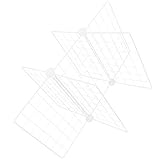 KOMBIUDA Metall Gefrierfach Trenner Gefrierschrank Organizer Robustes Eisfach Trennregal Vielseitig Kühlschrank Fachteiler Für Gefriertruhe und Küchenregal Flexibles Aufbewahrungssystem