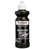 SONAX PROFILINE HeadlightPolish (250 ml) spezielle Schleifpaste zur Auffrischung von vergilbten und vermatteten Scheinwerfern aus Kunststoff | Art-Nr. 02761410