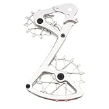 Schaltwerk-Riemenscheibensatz, Keramik-Schaltwerk-Riemenscheibe, glatte Umlenkrolle, Aluminiumlegierung, 11/12-Gang-Schaltwerk-Riemenscheibe, Fahrrad-Ersatz-Führungsscheibe für