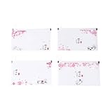 iplusmile 4 Stück Cartoon Aufbewahrungstaschen aus Kunststoff mit Reißverschlussclip Kleine Schreibwaren und Dokumententaschen für Schule und Büro Zufällige Farbe