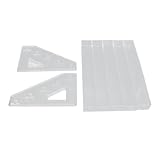 Transparenter 5-lagiger Nagellackhalter, Lidschatten-Paletten-Organizer, Treppenaufbewahrung für Make-up-Enthusiasten