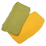 ORFOFE 2 Stck Teiliges Wickelauflagen Waschbarem Hautfreundlichem Baumwollstoff Abnehmbare und Wiederverwendbare Wickelauflagenbezüge Passend für Wickeltische Atmungsaktiv und