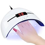 36W UV Lampe für Gelnägel, Professionelle UV Lampe Nägel mit 3 Timern und LCD Display, Auto-Sensorschalter, LED Lampe Nägel für Heim und Nagelstudio, Geschenk zum Valentinstag für Frauen