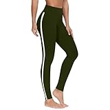 Generisch Sport Leggings Damen High Waist Yogahose Schlaghose Blickdicht Leggins Bootcut Gym Jogginghose Basic Training Jazzpants Flared Fitness Hosemit Bauchkontrolle Casual Einfarbig Outdoorhose
