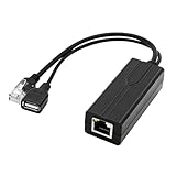 Fangxuee PoE-Splitter 48V auf 5V USB-Schnittstelle Ethernet 802.3Af /at PoE-Stromversorgungsmodul für IP-Kamera Elektronische Geräte