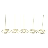 5pcs Quittungshalter tragen gegen recycelbare Scheckspindel für Büroküche (Golden)