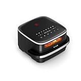 Tefal Easy Fry XL Surface Heißluftfritteuse, 4 L Fassungsvermögen, geräumiger Korb, große Heißluftfritteuse mit Sichtfenster, kompaktes Design, digitales Bedienfeld, Extra-Crisp-Technologie, FW4018