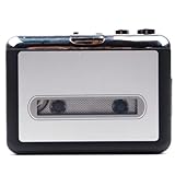 USB-Kassettenaufnahme, Kassetten-zu-Digital-Konverter, Band-zu-MP3-Konverter, tragbares Design, Installations-CD Ver 47.1A, für Musikbegeisterte