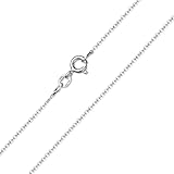 Materia Ankerkette Silber 925 - dünne Damen Halskette 1mm breit 40cm K63-40cm