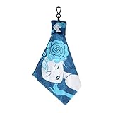 Brillenputztuch – waschbare Mikrofaser-Objektivtücher mit Schlüsselanhänger | wiederverwendbarer Reiniger für Brillen, Kamera, Laptop, Telefon, Bildschirme und Spiegel – 15 x 15 cm