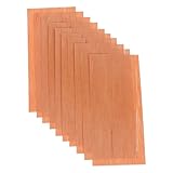 Anneome 10 Stück Teiliges Zedernholz-holzchips Dünne Aromaholzstreifen für Zigarrenkisten Zuschneidbar Feuchtigkeitsregulierend zur Geschmacksverbesserung im Humidor