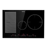 Klarstein Induktionskochfeld, Glaskeramik Kochfeld, Induktionskochfeld mit 4 Platten, Einbau-Induktionskochfeld mit Touch-Display, Digitalanzeige und Timer-Funktion, Schnelles Aufheizen, 7500 Watt