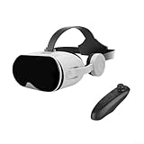 Yuanpgky 1 Stück 3D-VR-Headsets, für Telefon, Virtual-Reality-Headsets, für Anfänger, Kinder, Erwachsene, mit Controller, für Filme und Spiele, für iOS und Android (schwarz)