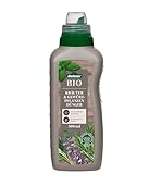 Dehner Bio Kräuter- und Gewürzpflanzendünger, hochwertiger Flüssigdünger, Dünger für Kräuter / Gewürze, organischer NK-Dünger, ökologisch wertvoll, 500 ml, für ca. 75 l, bunt