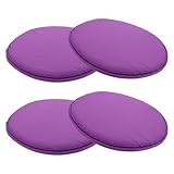VICASKY Outdoor Sitzkissen Rund 4 Stück Leicht Wasserabweisend Bodenkissen Picknick Gartenstuhlauflage Terrasse Camping