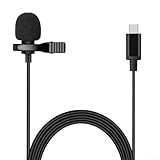 Omnidirektionales Clip-On-Mikrofon für Typ-C-Handys, tragbar und leicht