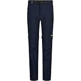 CMP - Stretch-Zip-off-Hose für Kinder, B. Blau-Limettengrün, 164